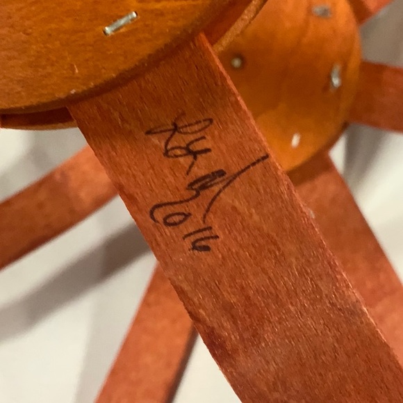 Longaberger Bentwood Pumpkin, Large - Picture 3 of 3